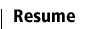 Resume